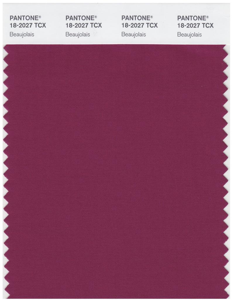 Pantone Smart 18-2027 TCX Color Swatch Card | Beaujolais 