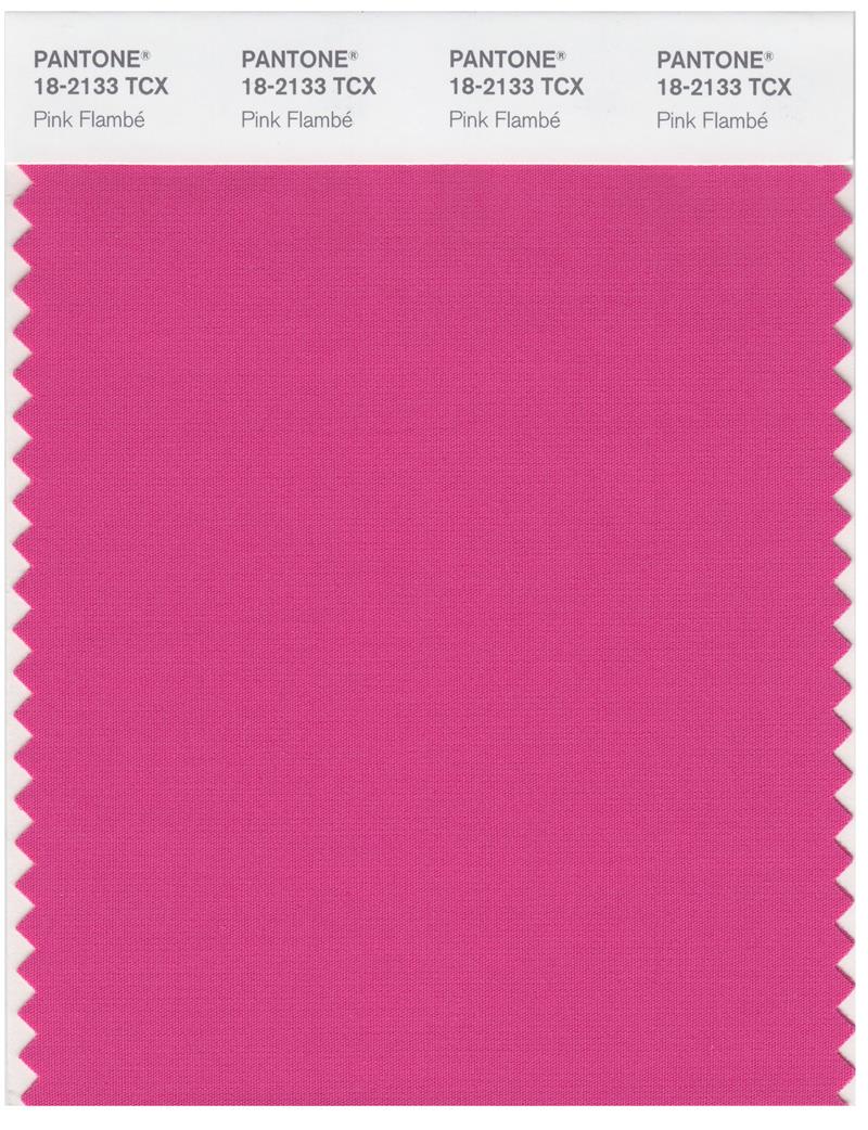 Pantone Smart 18-2133 TCX Color Swatch Card | Pink Flambe 