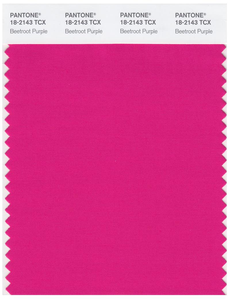 Pantone Smart 18-2143 TCX Color Swatch Card | Beetroot Purple 