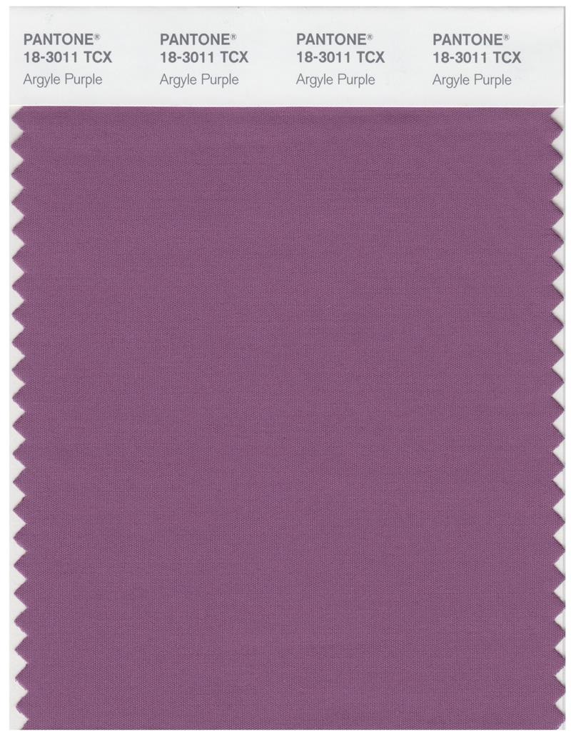 Pantone Smart 18-3011 TCX Color Swatch Card | Argyle Purple 