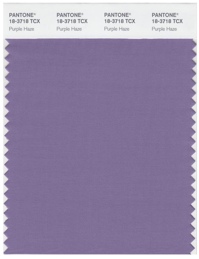 Pantone Smart 18-3718 TCX Color Swatch Card | Purple Haze 