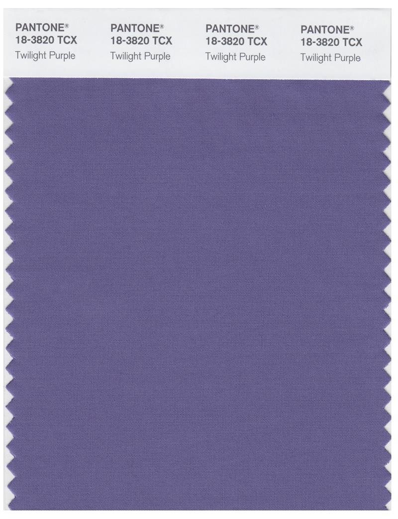 Pantone Smart 18-3820 TCX Color Swatch Card | Twilight Purple 