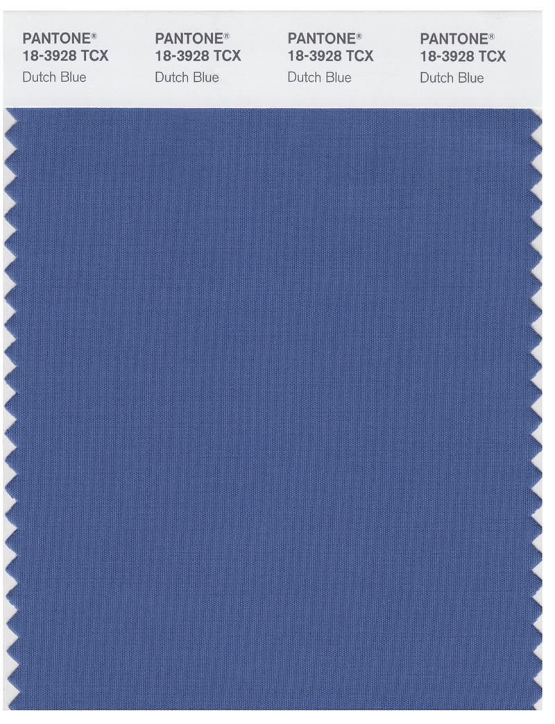 Pantone Smart 18-3928 TCX Color Swatch Card | Dutch Blue 