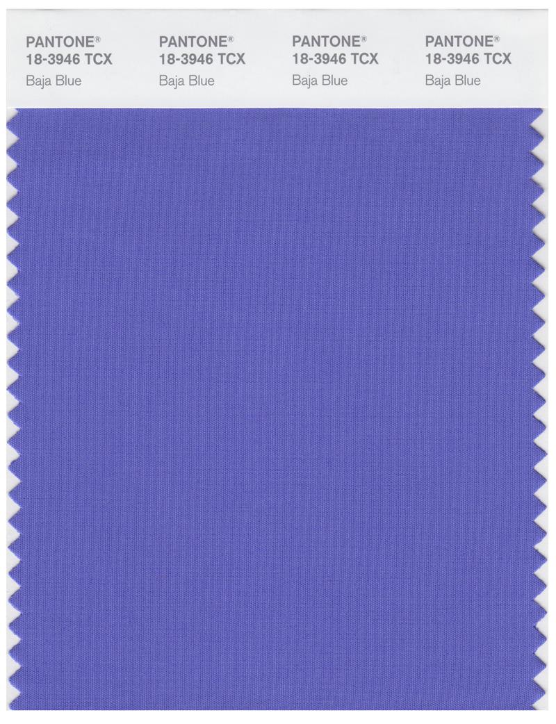 Pantone Smart 18-3946 TCX Color Swatch Card | Baja Blue 