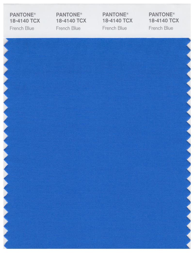 Pantone Smart 18-4140 TCX Color Swatch Card | French Blue 