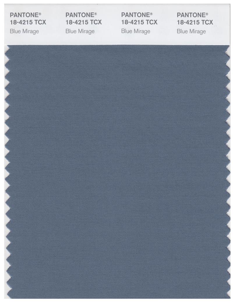 Pantone Smart 18-4215 TCX Color Swatch Card | Blue Mirage 