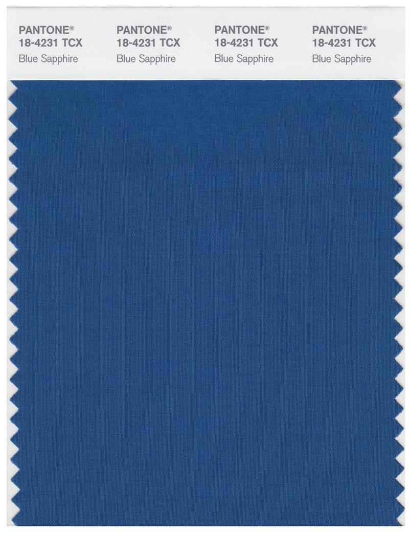 Pantone Smart 18-4231 TCX Color Swatch Card | Blue Sapphire 