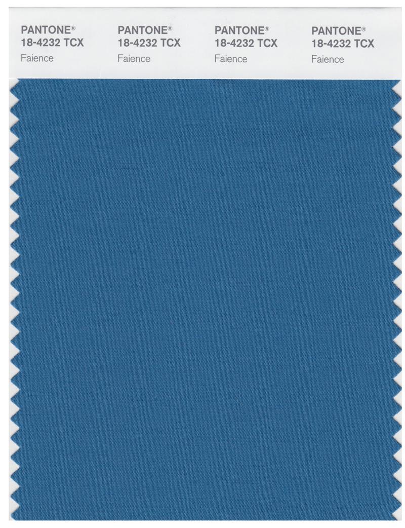 Pantone Smart 18-4232 TCX Color Swatch Card | Faience 