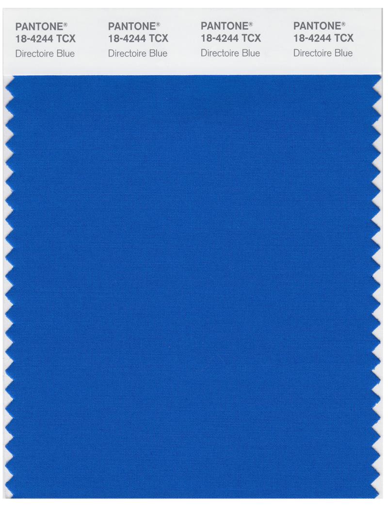 Pantone Smart 18-4244 TCX Color Swatch Card | Directoire Blue 