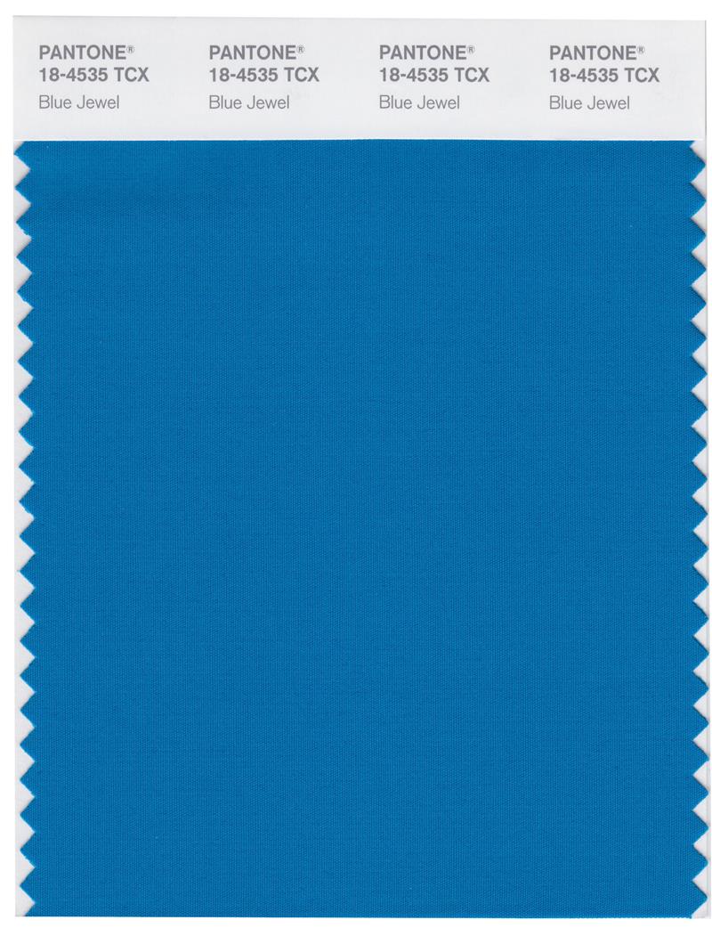 Pantone Smart 18-4535 TCX Color Swatch Card | Blue Jewel 