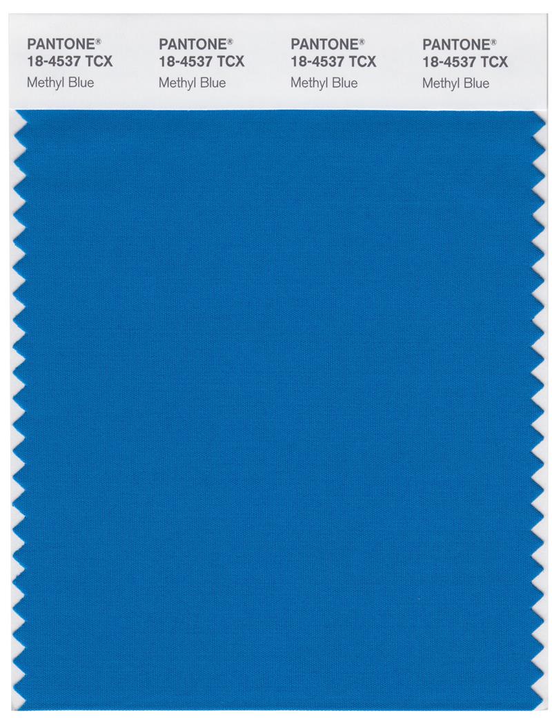 Pantone Smart 18-4537 TCX Color Swatch Card | Methyl Blue 