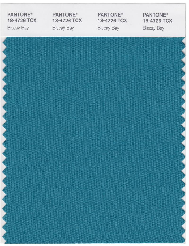 Pantone Smart 18-4726 TCX Color Swatch Card | Biscay Bay 