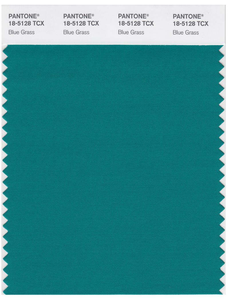 Pantone Smart 18-5128 TCX Color Swatch Card | Blue Grass 