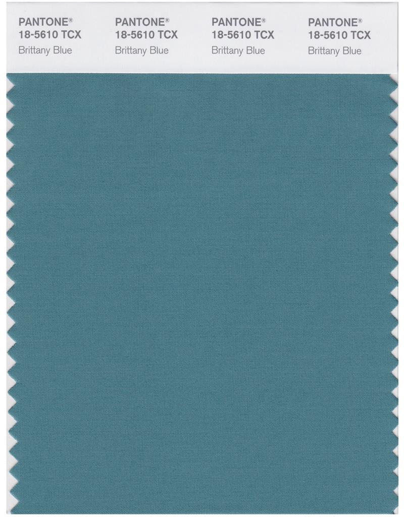 Pantone Smart 18-5610 TCX Color Swatch Card | Brittany Blue 