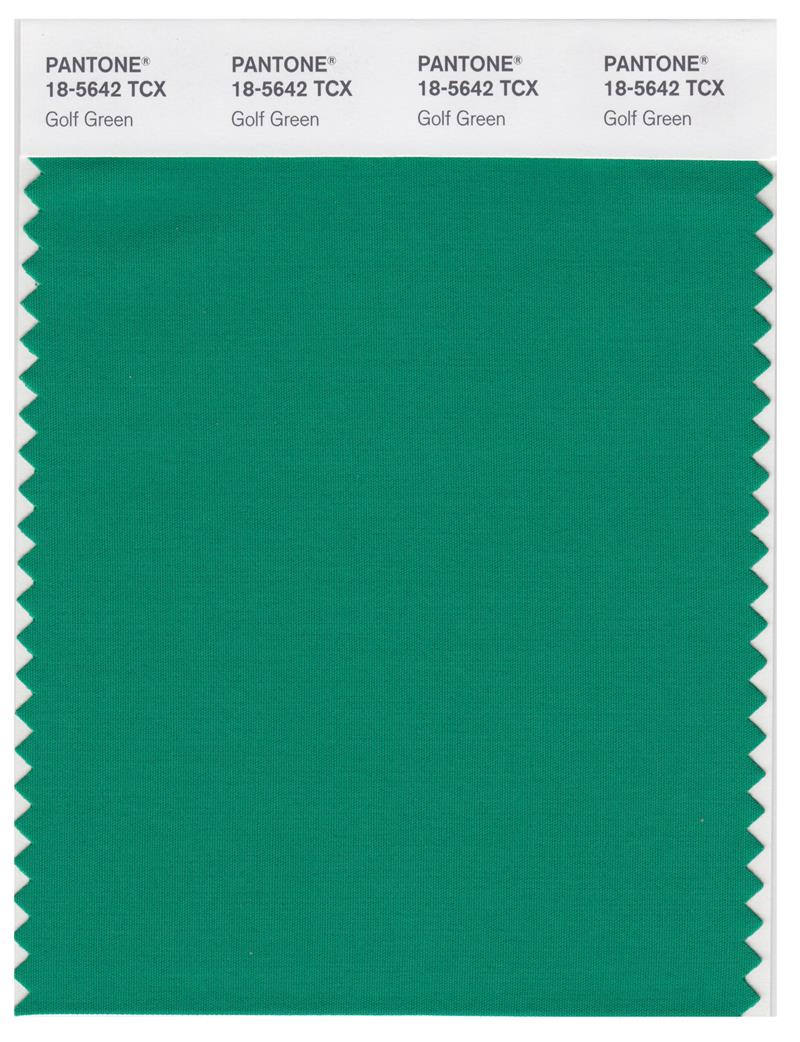 Pantone Smart 18-5642 TCX Color Swatch Card | Golf Green 