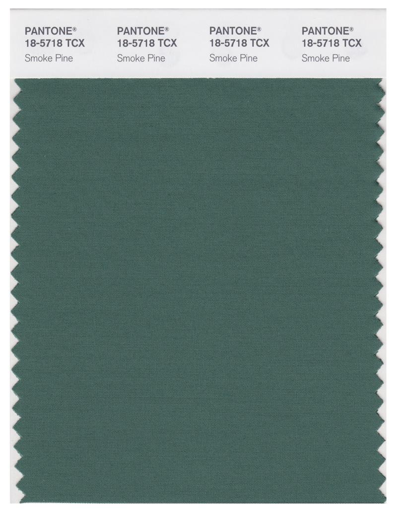 Pantone Smart 18-5718 TCX Color Swatch Card | Smoke Pine 