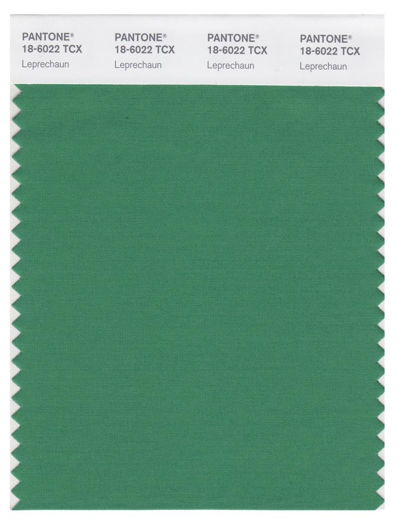 Pantone Smart 18-6022 TCX Color Swatch Card | Leprechaun 