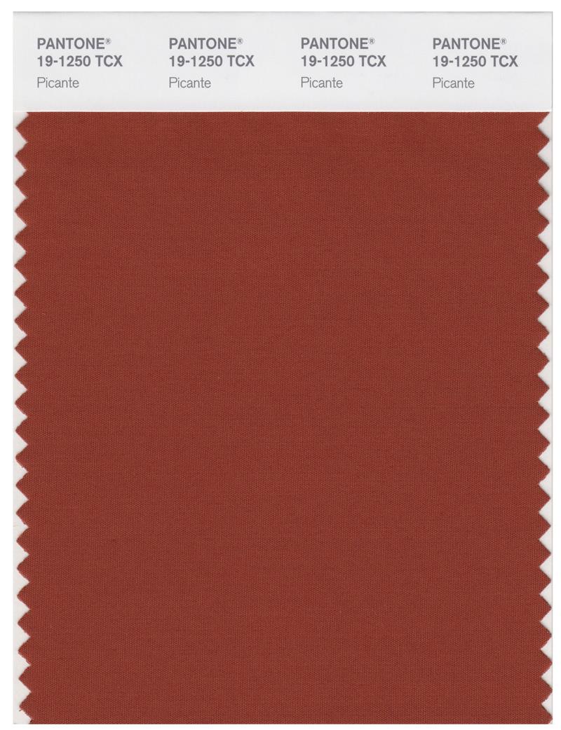 Pantone Smart 19-1250 TCX Color Swatch Card | Picante 