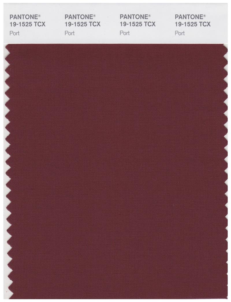 Pantone Smart 19-1525 TCX Color Swatch Card | Port 