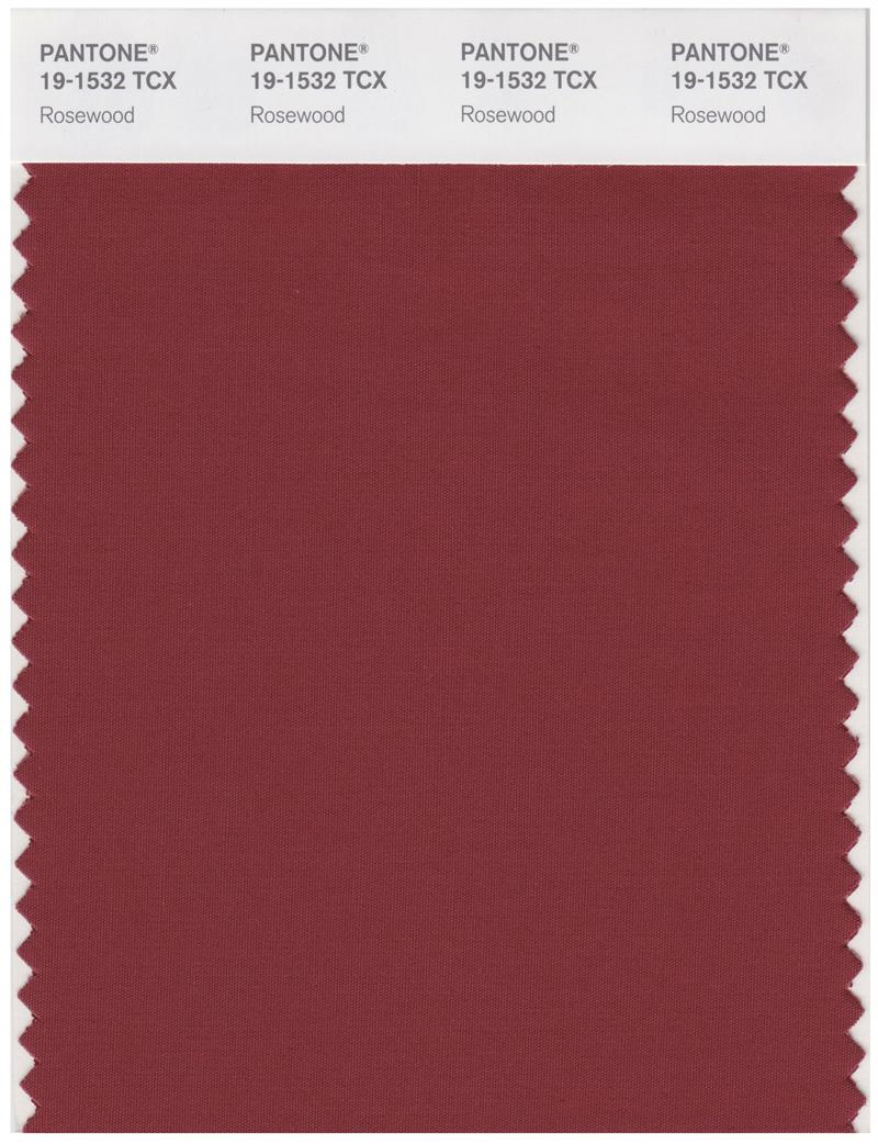 Pantone Smart 19-1532 TCX Color Swatch Card | Rosewood 