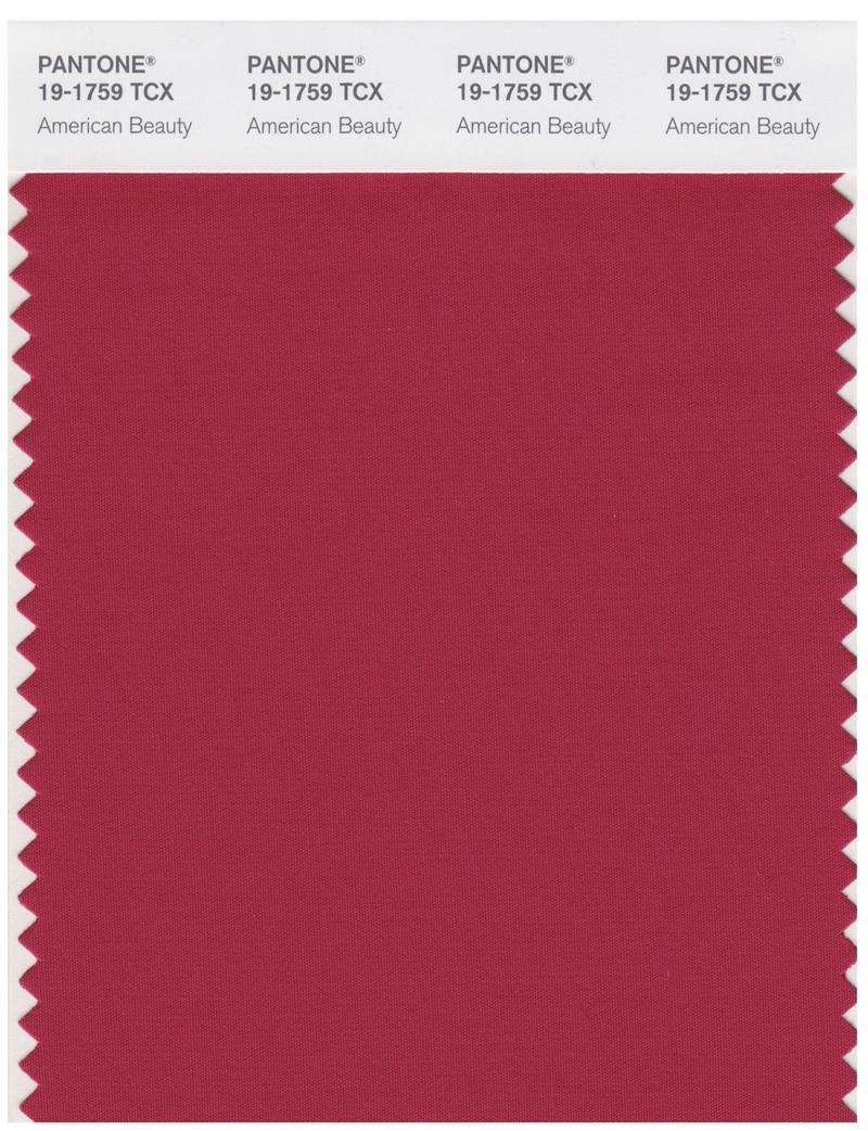 Pantone Smart 19-1759 TCX Color Swatch Card | American Beauty 