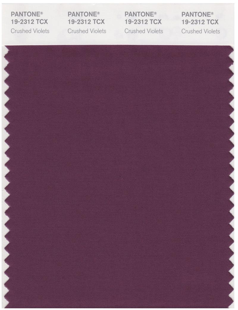 Pantone Smart 19-2312 TCX Color Swatch Card | Crushed Violets 