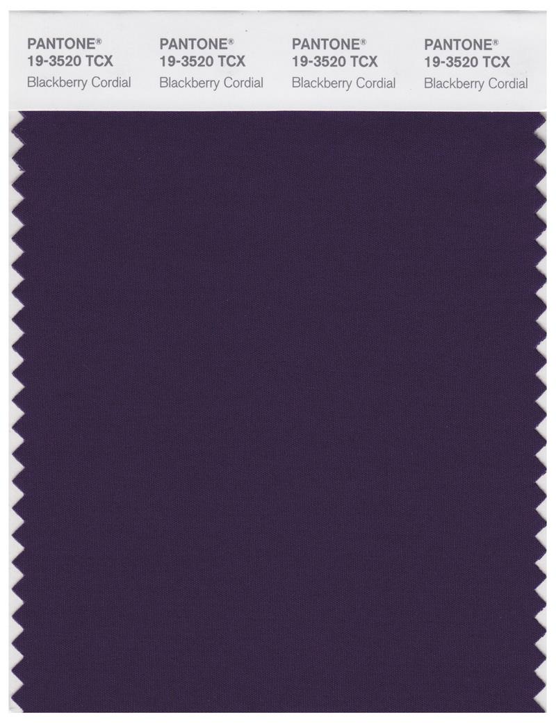 Pantone Smart 19-3520 TCX Color Swatch Card | Blackberry Cordial 