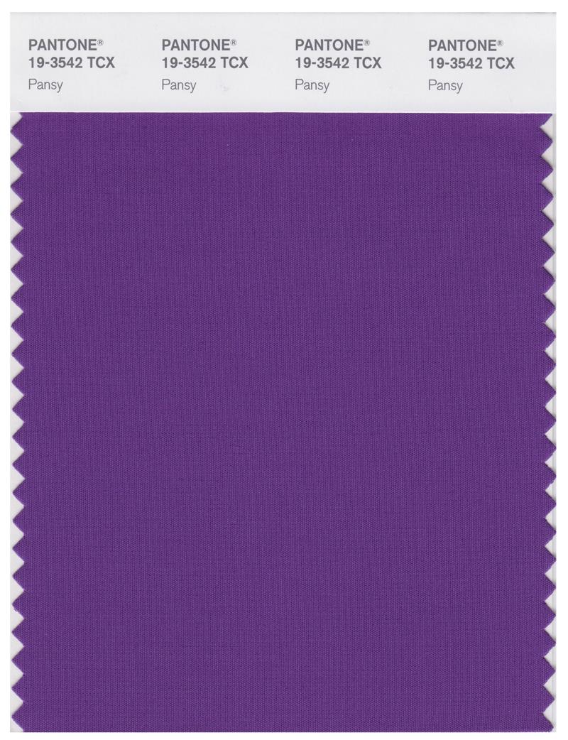 Pantone Smart 19-3542 TCX Color Swatch Card | Pansy 