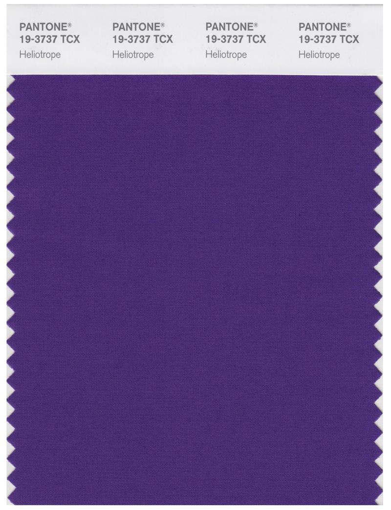 Pantone Smart 19-3737 TCX Color Swatch Card | Heliotrope 