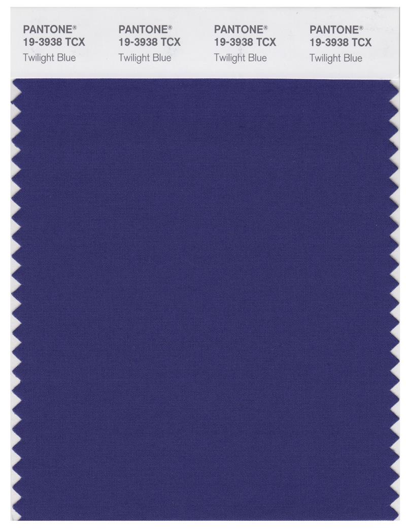 Pantone Smart 19-3938 TCX Color Swatch Card | Twilight Blue 