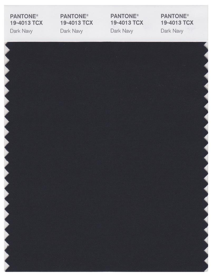 Pantone Smart 19-4013 TCX Color Swatch Card | Dark Navy 