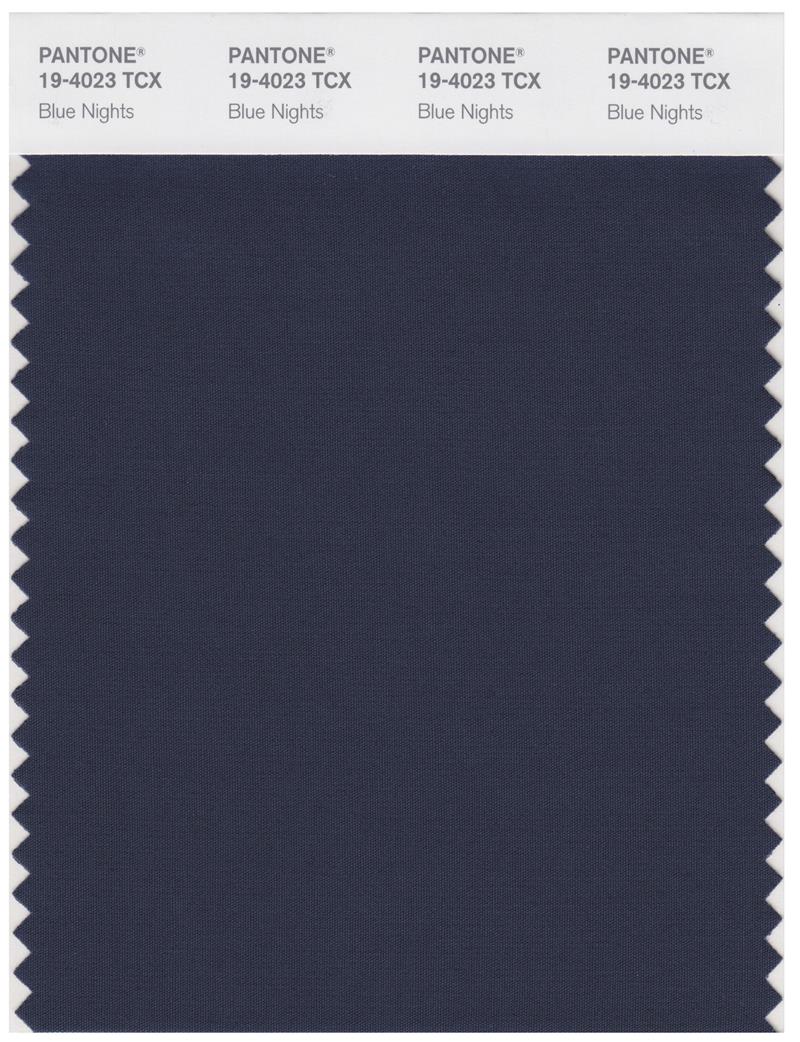 Pantone Smart 19-4023 TCX Color Swatch Card | Blue Nights 