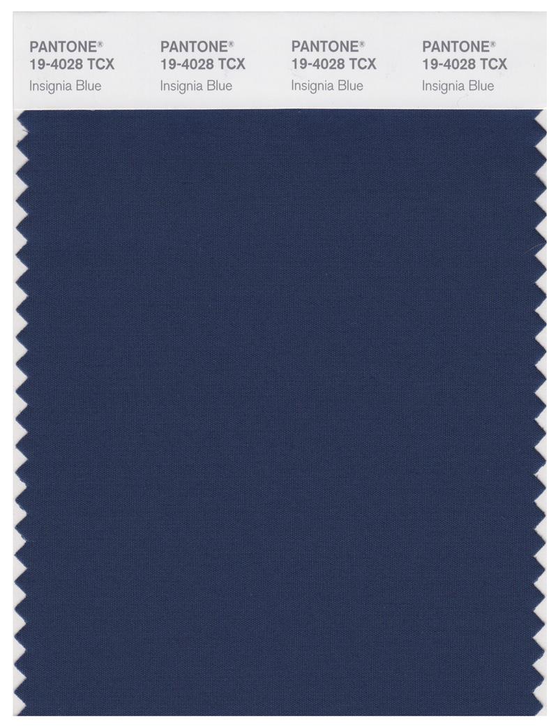 Pantone Smart 19-4028 TCX Color Swatch Card | Insignia Blue 