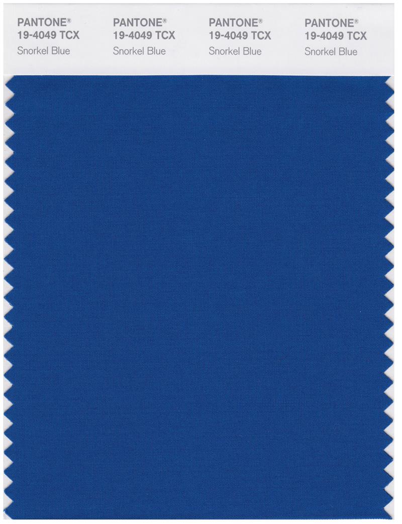 Pantone Smart 19-4049 TCX Color Swatch Card | Snorkel Blue 