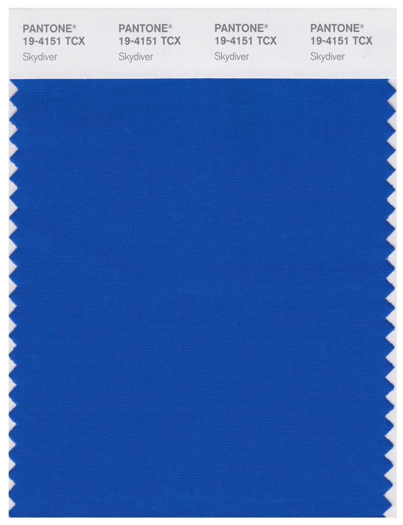 Pantone Smart 19-4151 TCX Color Swatch Card | Skydiver 