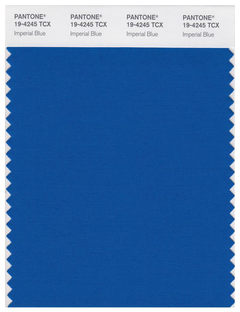 Pantone Smart 19-4245 TCX Color Swatch Card | Imperial Blue 