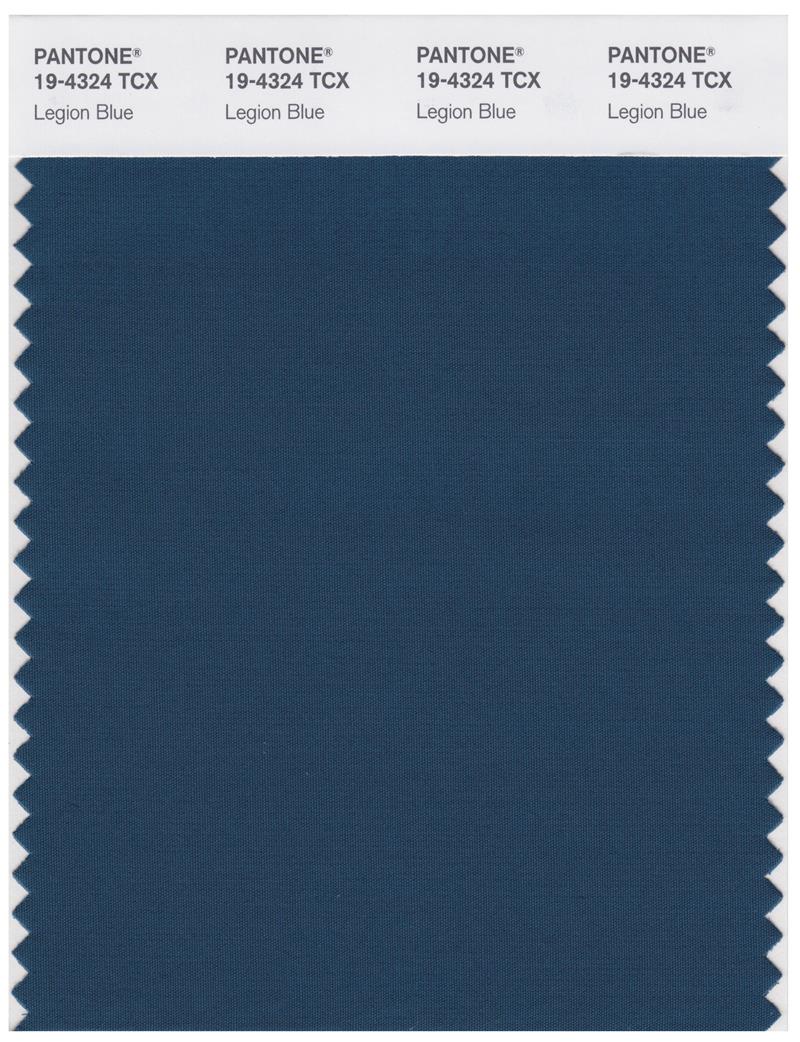 Pantone Smart 19-4324 TCX Color Swatch Card | Legion Blue 