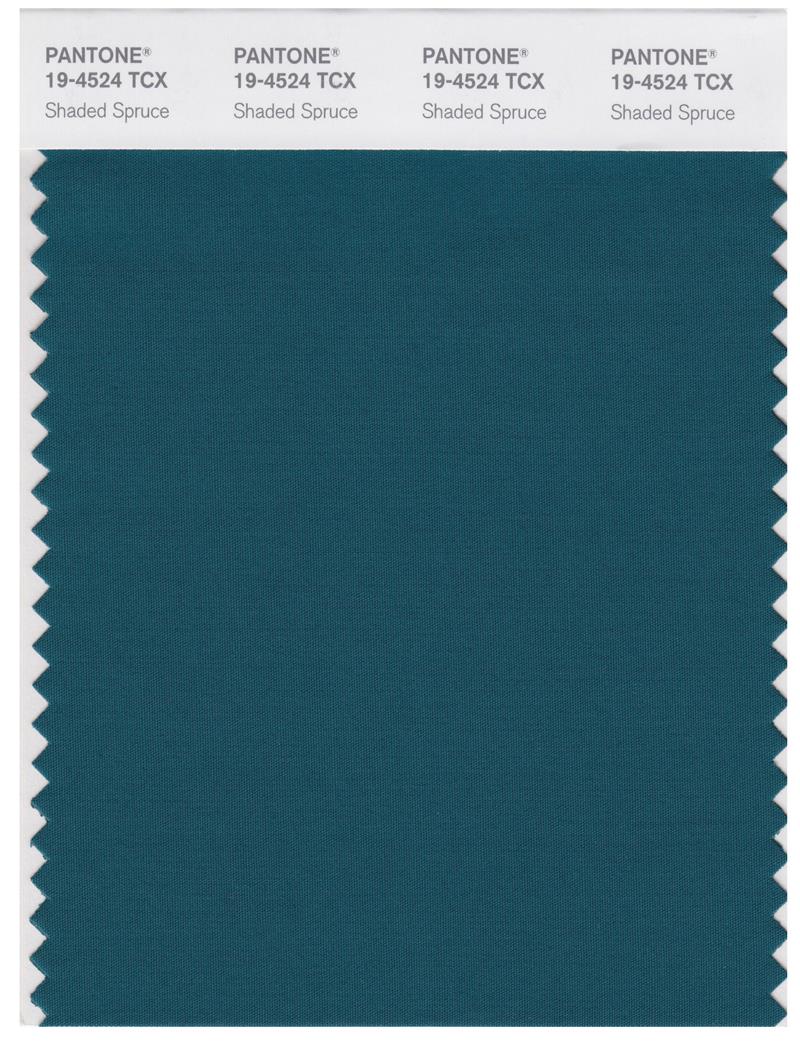 Pantone Smart 19-4524 TCX Color Swatch Card | Shaded Spruce 