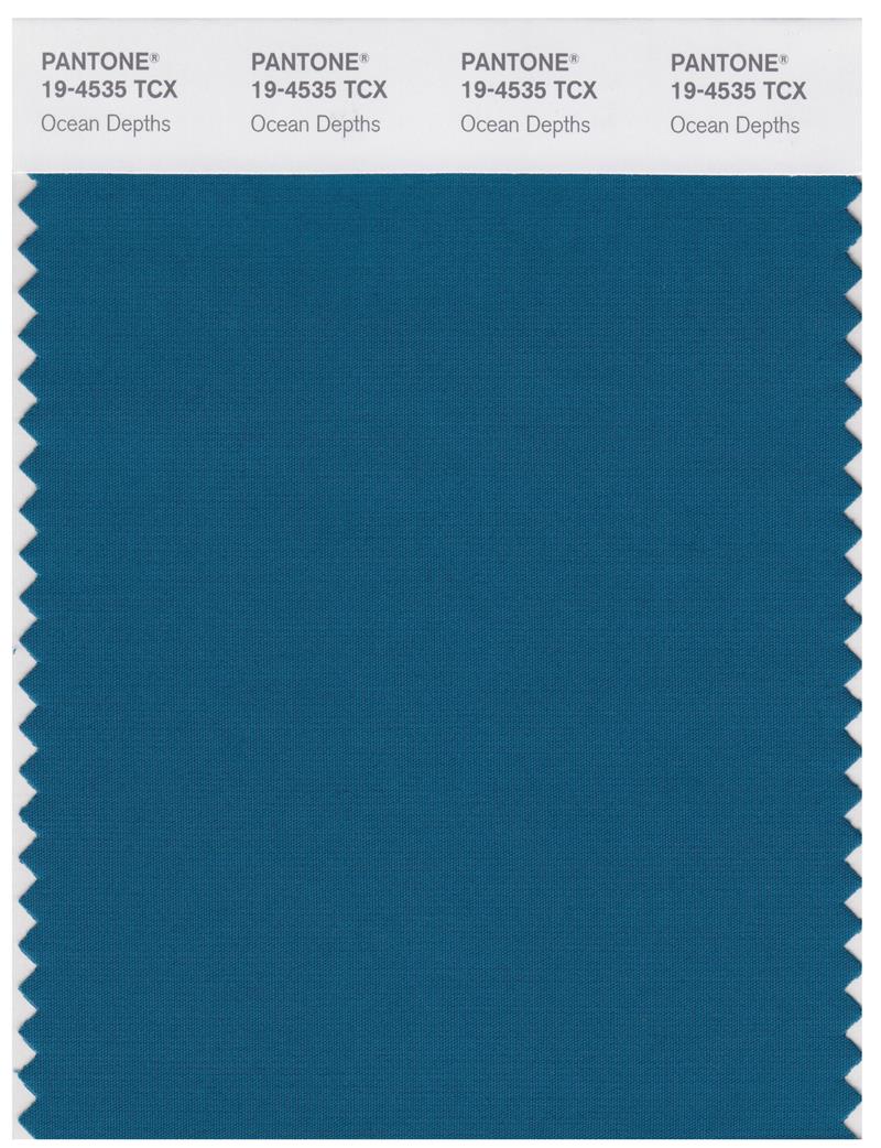 Pantone Smart 19-4535 TCX Color Swatch Card | Ocean Depths 