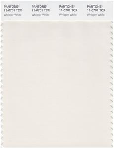 Pantone Smart 11-0701 TCX Color Swatch Card | Whisper White 