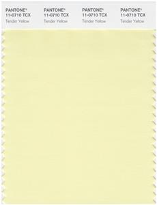 Pantone Smart 11-0710 TCX Color Swatch Card | Tender Yellow 