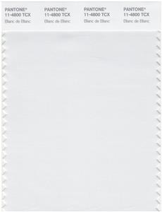 Pantone Smart 11-4800 TCX Color Swatch Card | Blanc de Blanc 