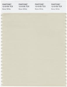 Pantone Smart 12-0105 TCX Color Swatch Card | Bone White 