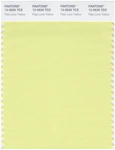 Pantone Smart 12-0520 TCX Color Swatch Card | Pale Lime Yellow 