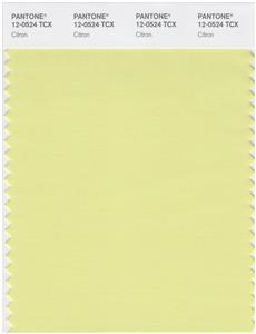 Pantone Smart 12-0524 TCX Color Swatch Card | Citron 