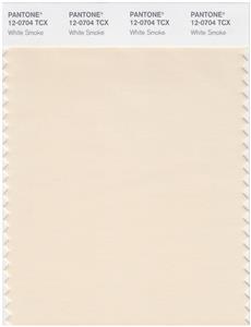 Pantone Smart 12-0704 TCX Color Swatch Card | White Smoke 