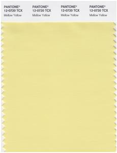 Pantone Smart 12-0720 TCX Color Swatch Card | Mellow Yellow 