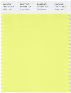 Pantone Smart 12-0741 TCX Color Swatch Card | Sunny Lime 