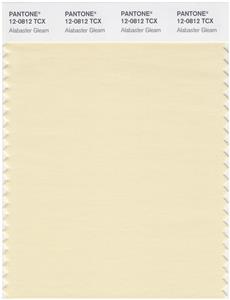 Pantone Smart 12-0812 TCX Color Swatch Card | Alabaster Gleam 