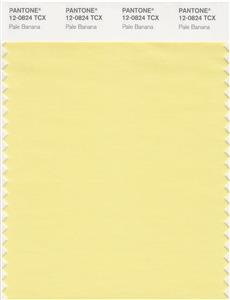 Pantone Smart 12-0824 TCX Color Swatch Card | Pale Banana 